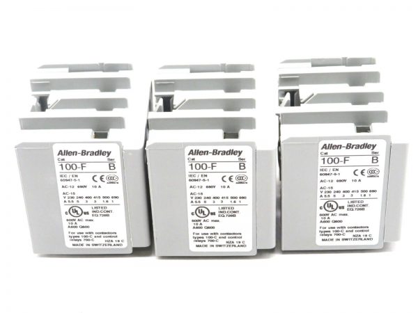 3 NEW ALLEN BRADLEY 100-FA40 AUXILIARY CONTACT RELAY 100FA40 SERIES B - Image 4