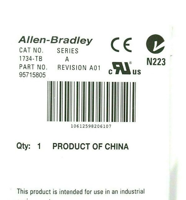 5 NEW ALLEN BRADLEY 1734-TB TERMINAL BASE SER.A 1734TB - Image 3