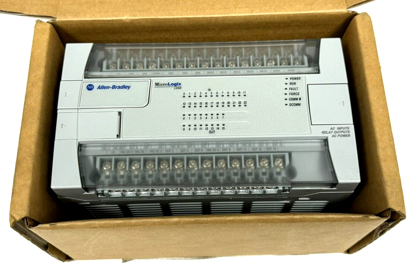 ALLEN BRADLEY 1762-L40AWA MICROLOGIX CONTROLLER SER. C 1762L40AWA NEW SURPLUS - Image 3
