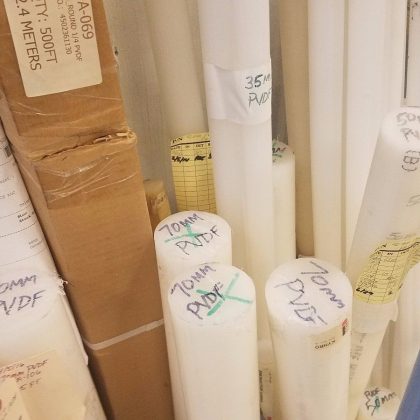 HIGH PURITY PVDF 70mm 24inch length