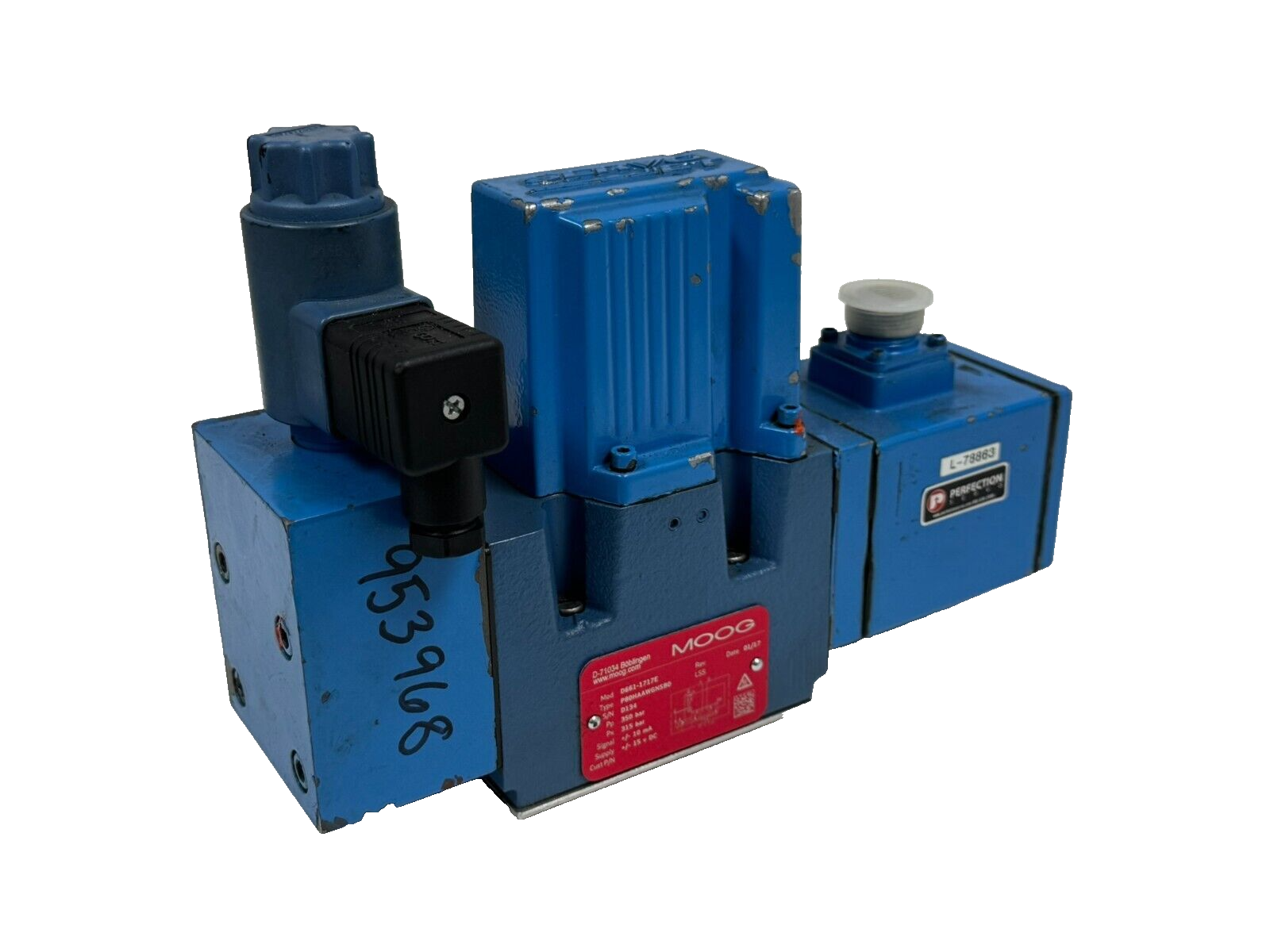 MOOG D661-1717E SERVO VALVE P80HAAWGNSB0 REFURBISHED