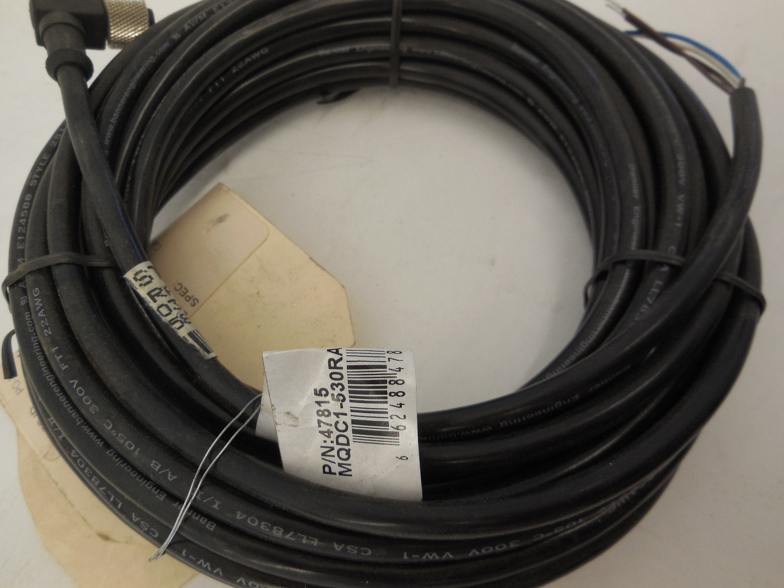 NEW BANNER ENGINEERING 47815 CABLE - SB Industrial Supply, Inc.