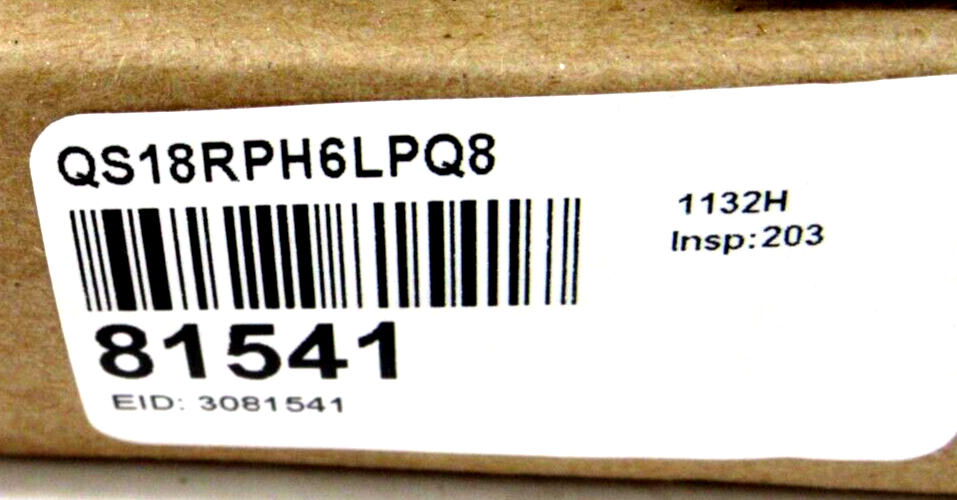 NEW BANNER ENGINEERING QS18RPH6LPQ8 PHOTOCELL RETROREFLECTIVE - Image 5