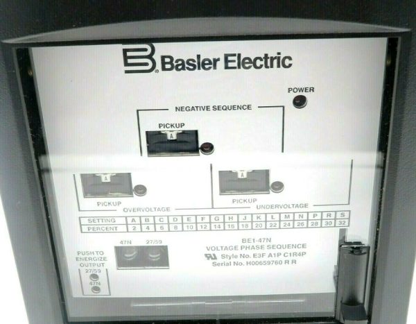 NEW BASLER ELECTRIC BE1-47N RELAY NEGATIVE SEQUENCE VOLTAGE BE147N - Image 4