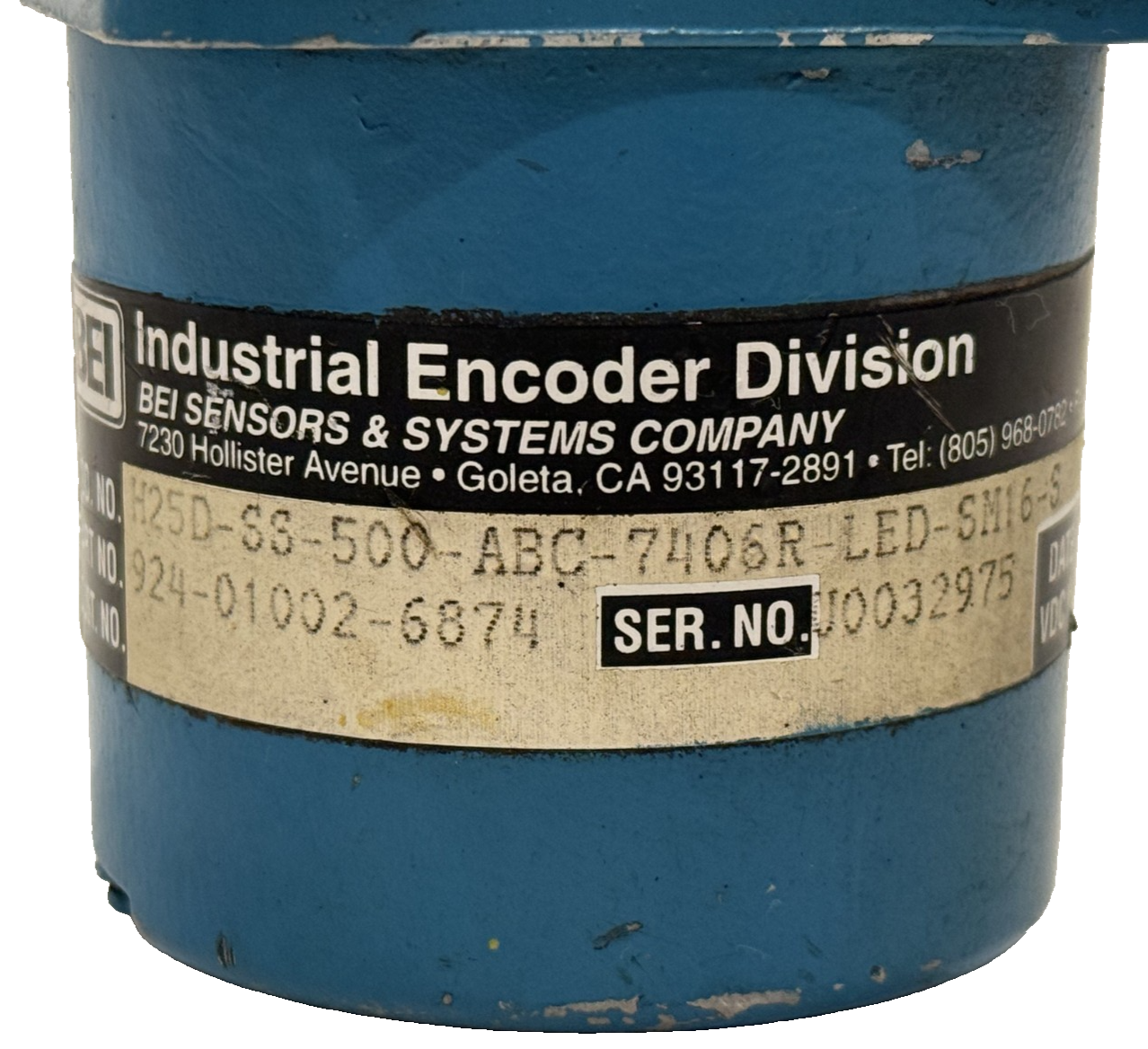 NEW BEI 924-01002-6874 ENCODER H25D-SS-500-ABC-7406R-LED-SM16-S 924010022710 - Image 5