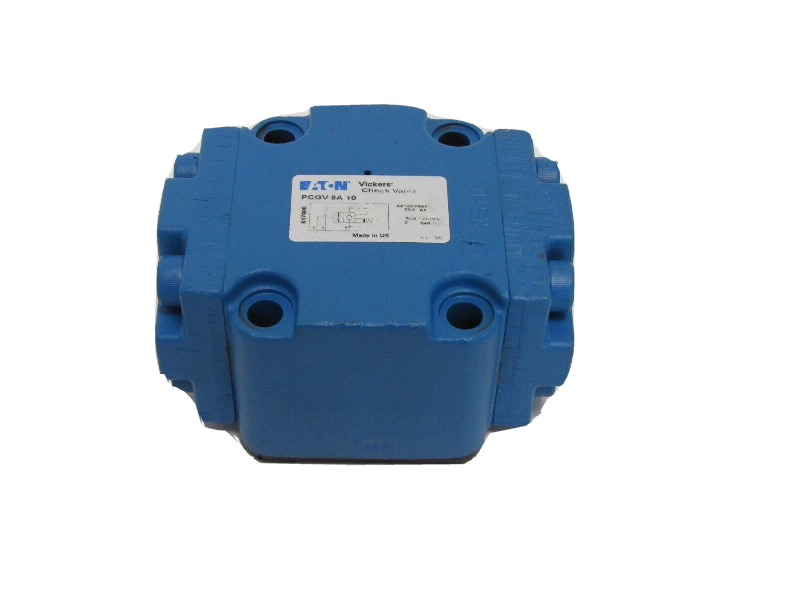 NEW EATON VICKERS PCGV-8A-10 CHECK VALVE PCGV8A10 617000 - SB ...