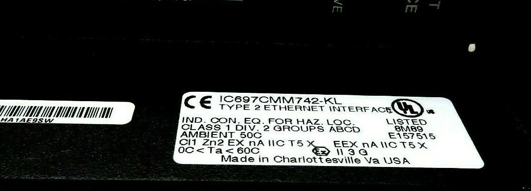 NEW GE FANUC IC697CMM742 KL ETHERNET INTERFACE MODULE IC697CMM742KL - Image 4