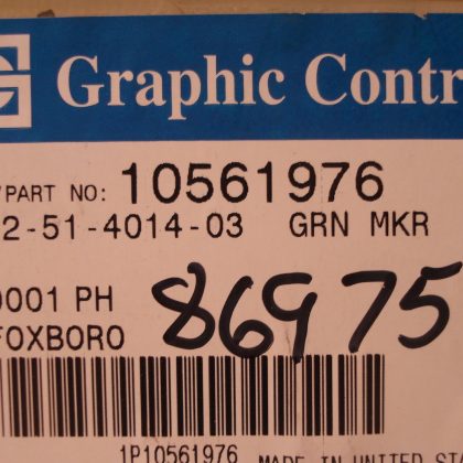 NEW GRAPHIC CONTROLS SERIES 51 GREEN MARKER 82-51-4014-03 3 PACK