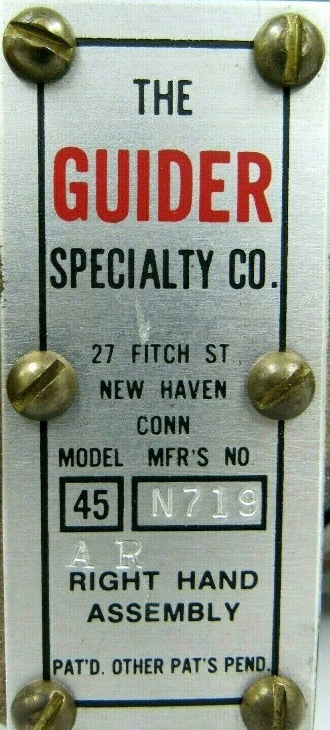 NEW KOMLINE SANDERSON P106054 GUIDE HEAD RIGHT HAND - Image 5