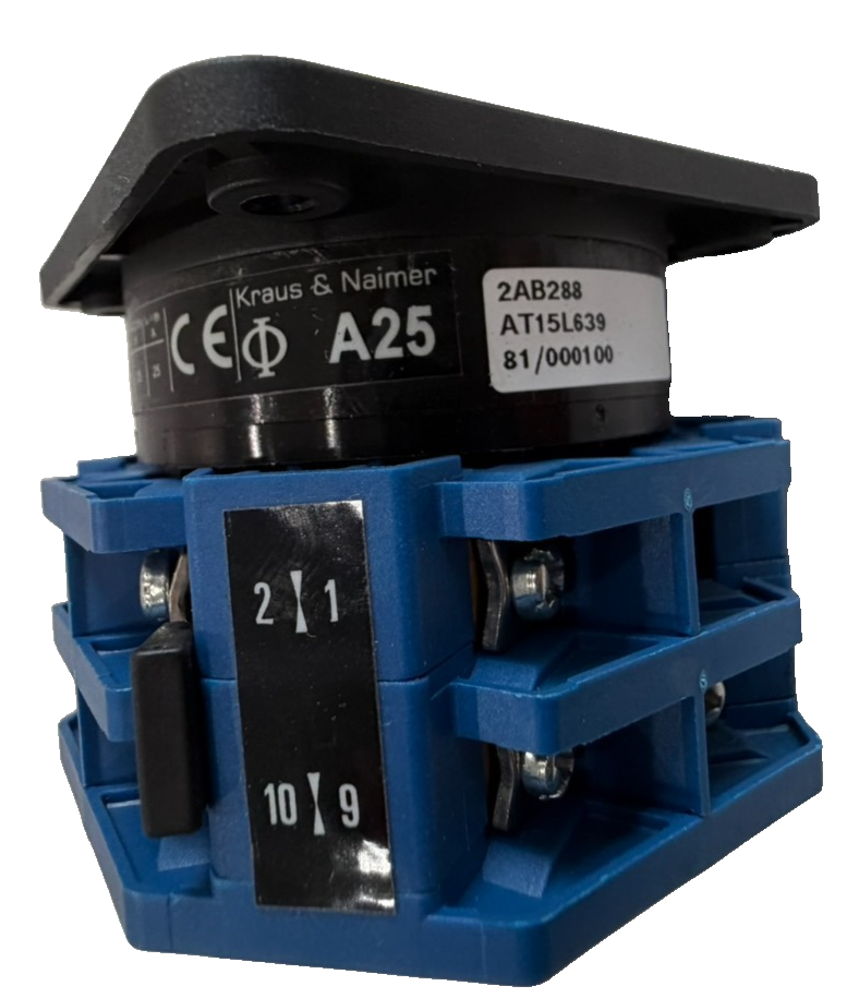 NEW KRAUS & NAIMER 2AB288 ROTARY CAM SWITCH AT15L639 - Image 3