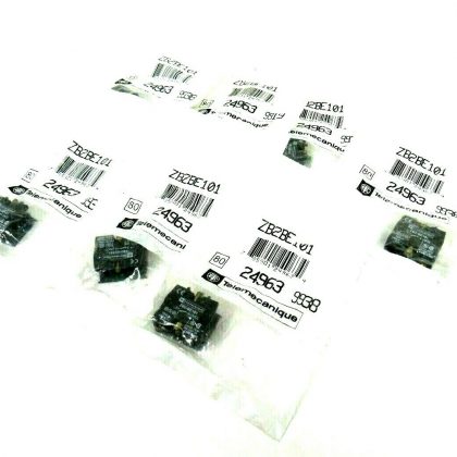 NEW LOT OF 7 TELEMECANIQUE ZB2BE101 CONTACT BLOCK