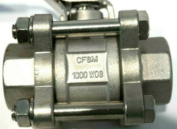 NEW MODENTIC IND. CORP. CF8M-1000WOG BALL VALVE CF8M1000WOG - Image 3