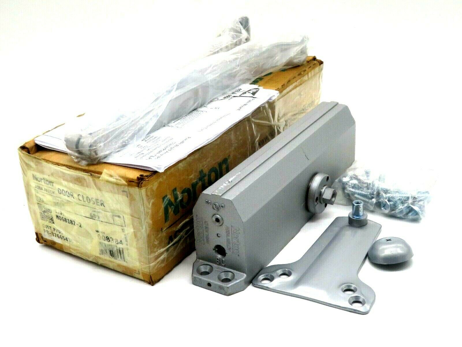 NEW NORTON TRI 1601X689 DOOR CLOSER M068182-2