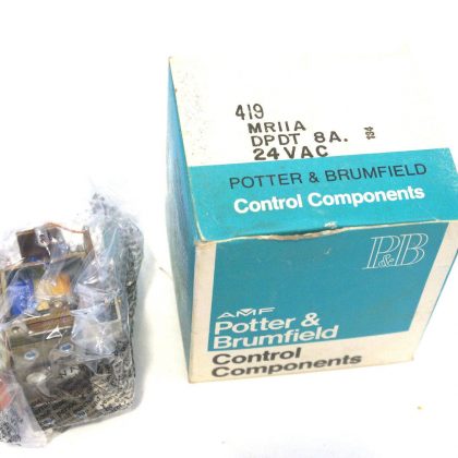 NEW POTTER & BRUMFIELD MR11A POWER RELAY 24 VAC.