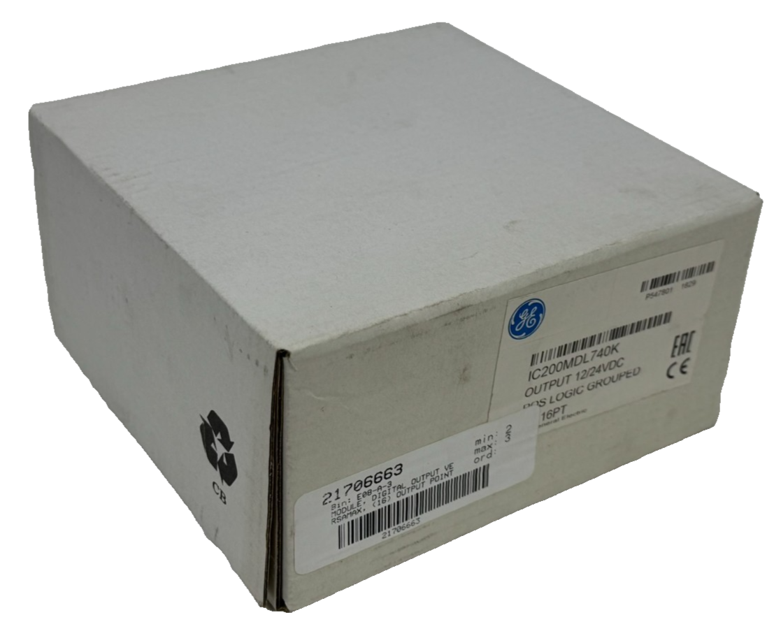 NEW SEALED GE FANUC IC200MDL740K POS. LOGIC GROUPED OUTPUT IC200MDL740