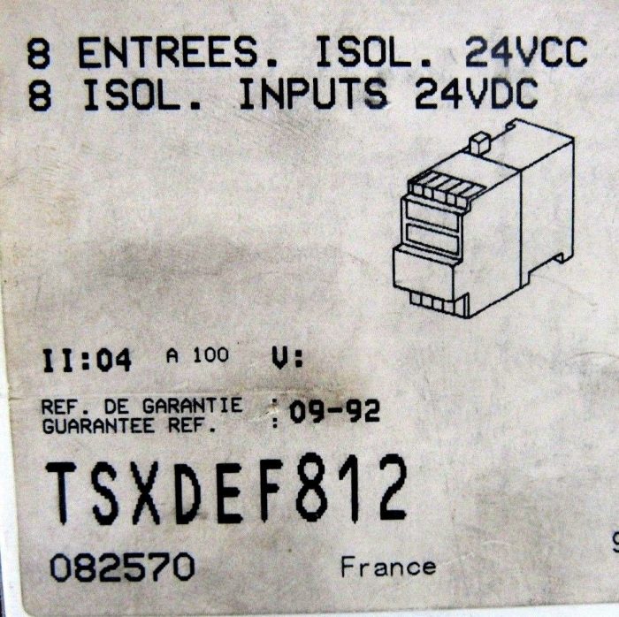 NEW TELEMECANIQUE TSXDEF812 INPUT MODULE 24 VDC - Image 6