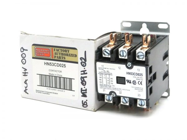 NEW UNITED TECHNOLOGIES CARRIER HN53CD025 CONTACTOR 24V 40AMP