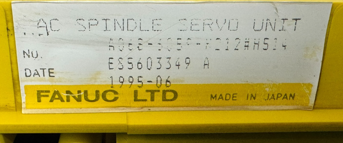 USED FANUC A06B-6059-H212#H514 AC SPINDLE SERVO UNIT A20B-1003