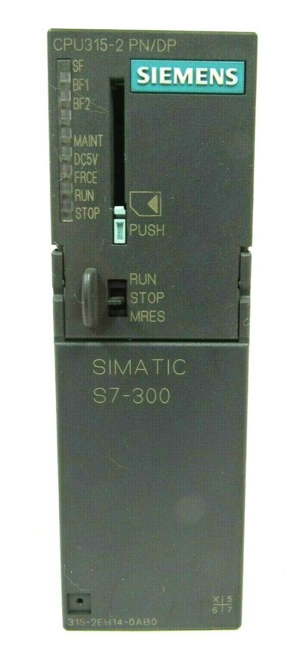 USED SIEMENS 6ES7-315-2EH14-0AB0 CPU MODULE 6ES73152EH140AB0 S7-300 CPU315-2 - Image 3