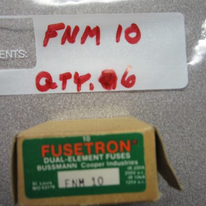 6 NEW BUSSMANN FNM-10 FUSES FNM10