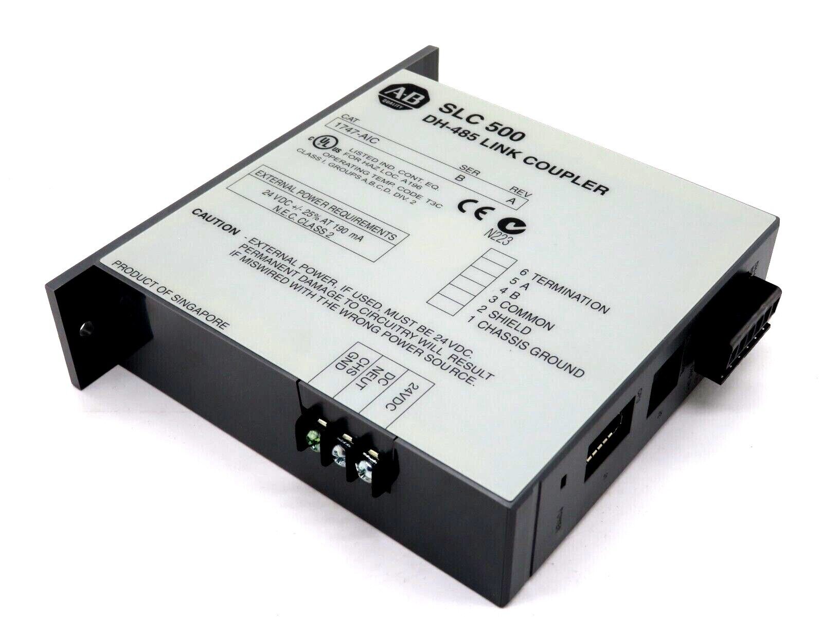 NEW ALLEN BRADLEY 1747-AIC DH-485 LINK COUPLER SER.B REV.A 1747AIC