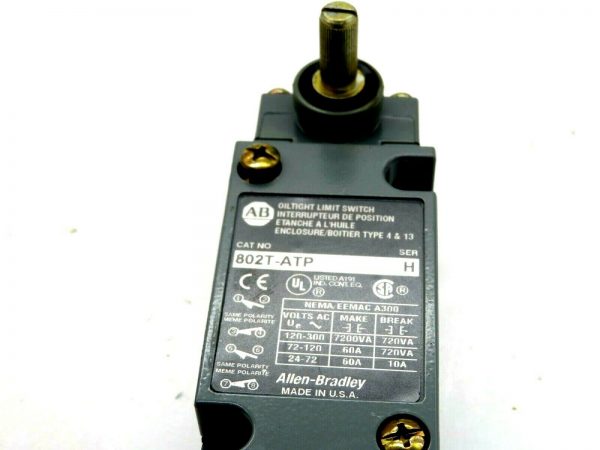 NEW ALLEN BRADLEY 802T-ATP LIMIT SWITCH SERIES H 802TATP - Image 3