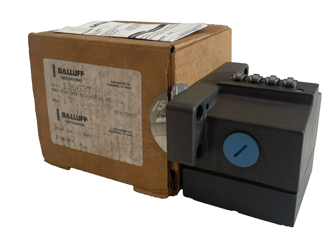 Balluff Rocker Switch NEW BALLUFF BNS 819-D04-R12-62-10-FE LIMIT SWITCH 130637 ...
