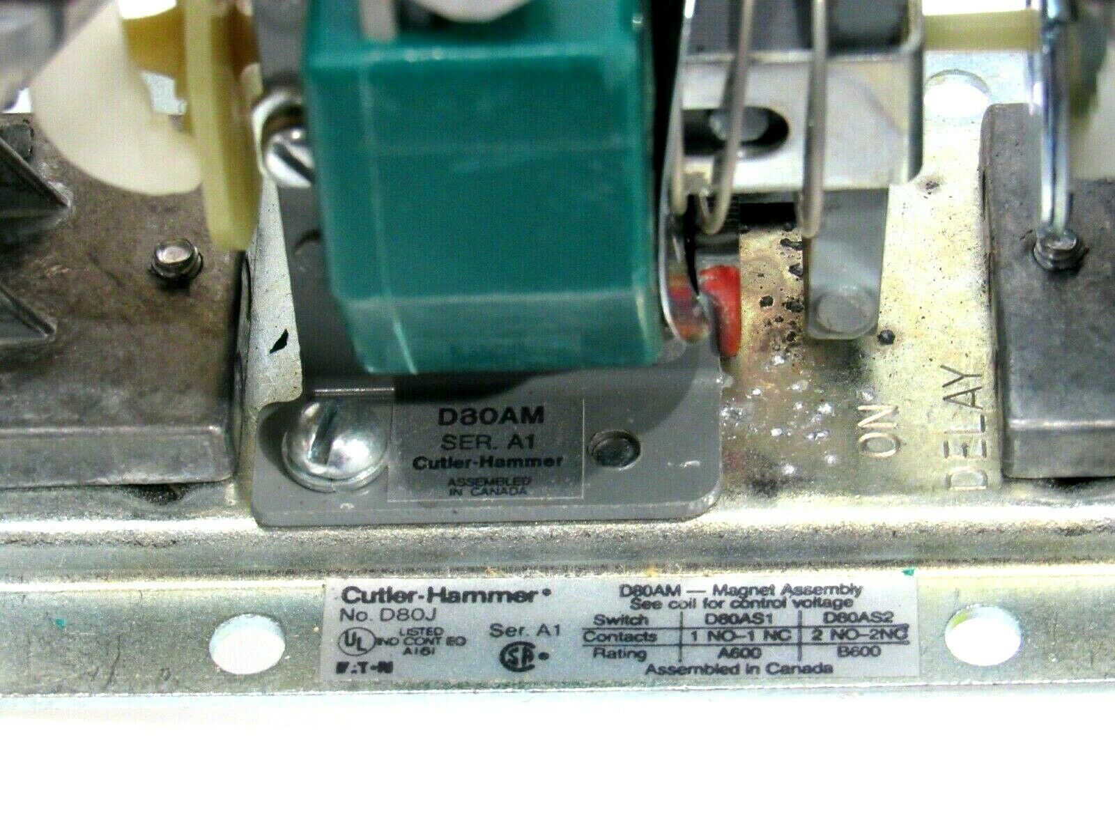 NEW CUTLER HAMMER D80J1 PEUMATIC TIMER SER.A1 - Image 4