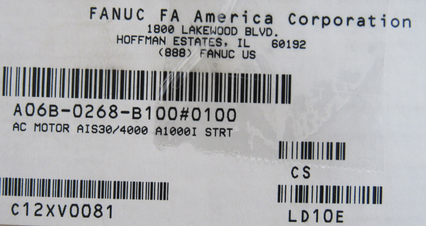 NEW FANUC A06B-0268-B100#0100 SERVO MOTOR A06B0268B1000100 - Image 3