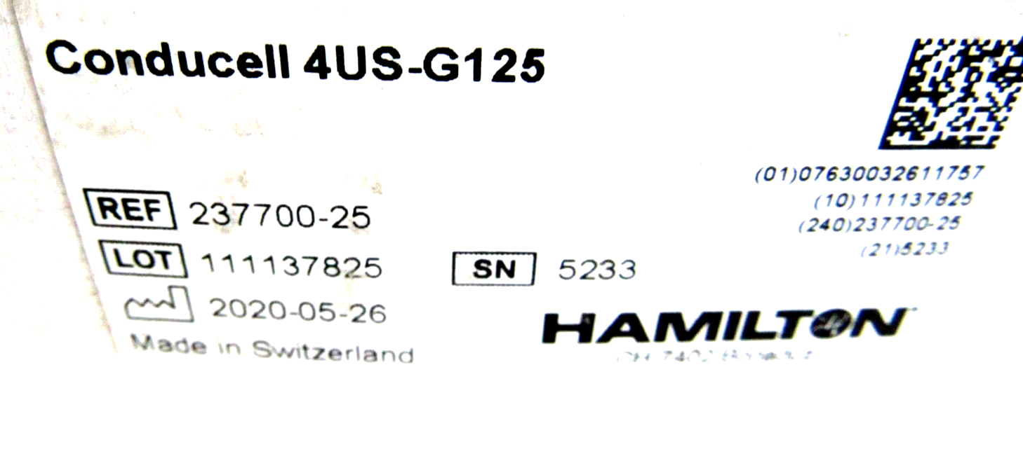 NEW HAMILTON CONDUCELL 4US-G125 CONDUCTIVITY SENSOR 4USG125 - Image 4