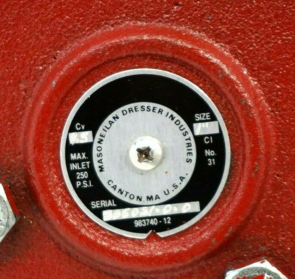 NEW MASONEILAN NO.31 PRESSURE REDUCING VALVE 1" 983740-12 - Image 4