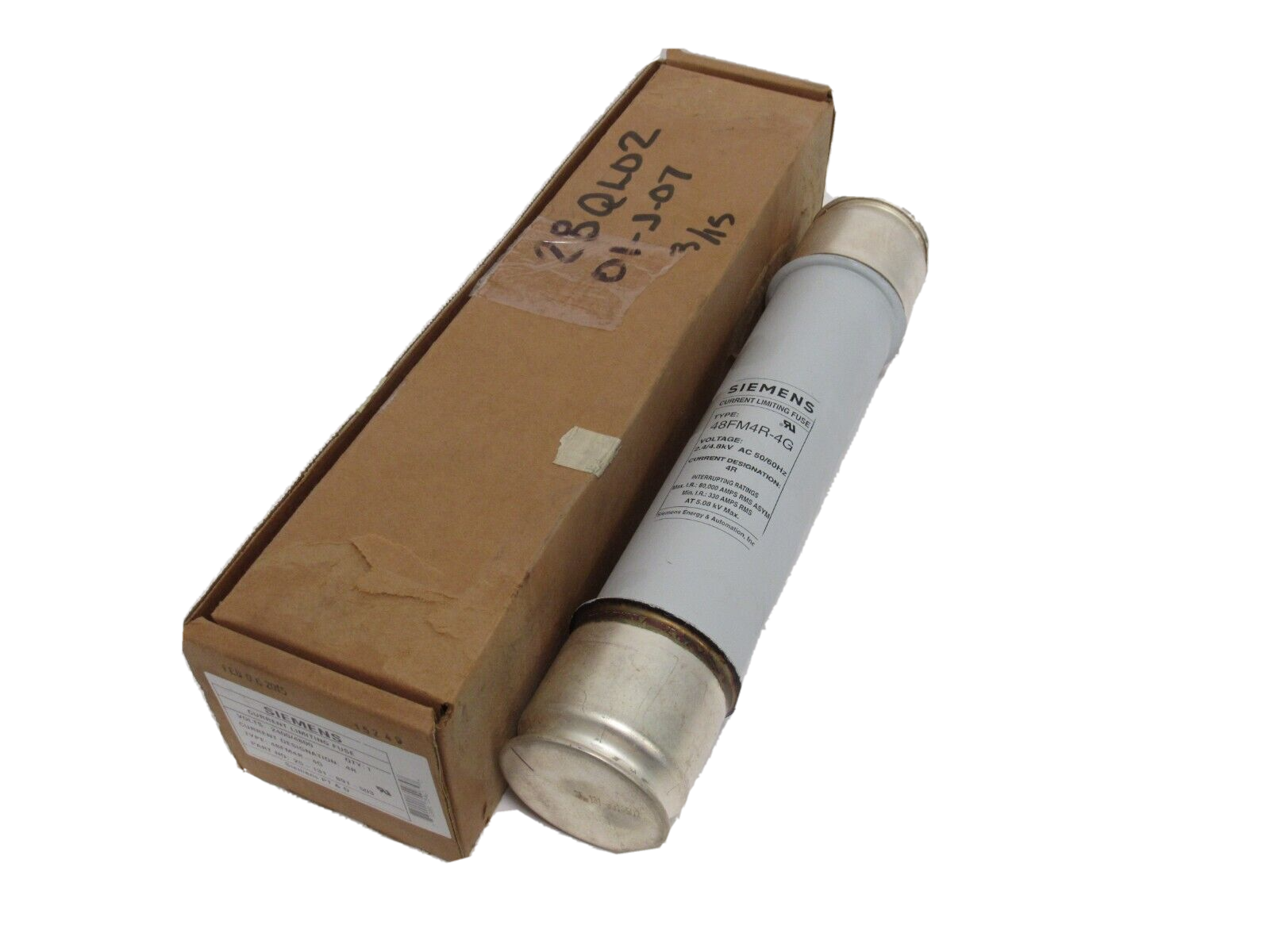 NEW SIEMENS 48FM4R-4G CURRENT LIMITING FUSE 2400/4800V 25-131-891-503 48FM4R4G