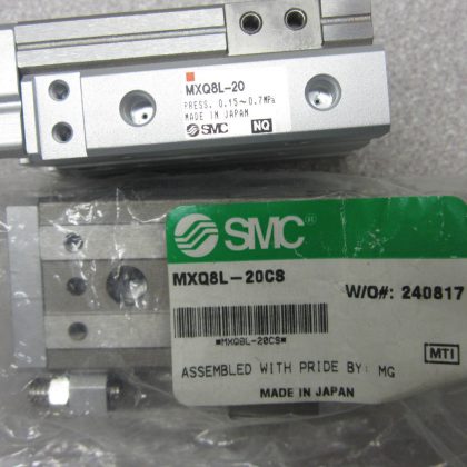 NEW SMC MXQ8L-20CS SLIDE TABLE CYLINDER MXQ8L20CS
