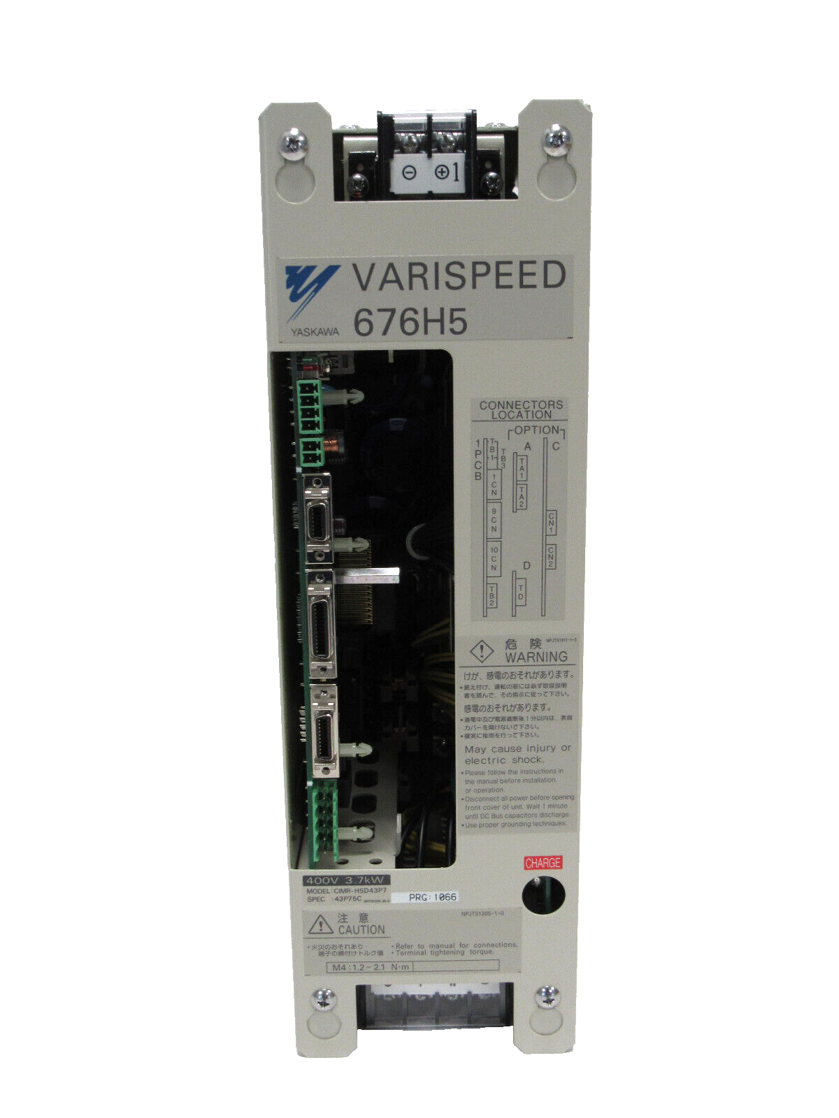 NEW YASKAWA ELECTRIC CIMR-H5D43P7 VARISPEED 676H5 DRIVE