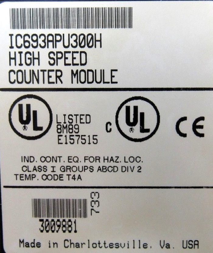 USED GE FANUC IC693APU300H COUNTER MODULE - Image 5