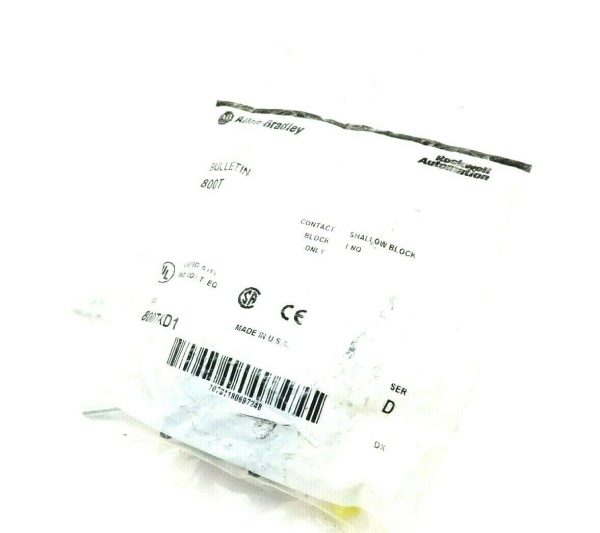 5 NEW ALLEN BRADLEY 800T-XD1 CONTACT BLOCK SERIES D 800TXD1 - Image 3
