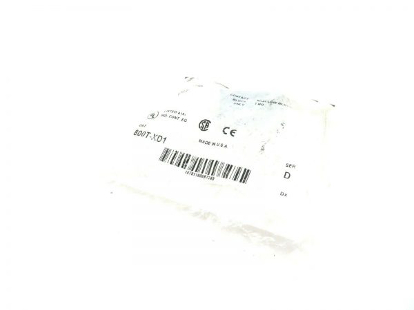 5 NEW ALLEN BRADLEY 800T-XD1 CONTACT BLOCK SERIES D 800TXD1