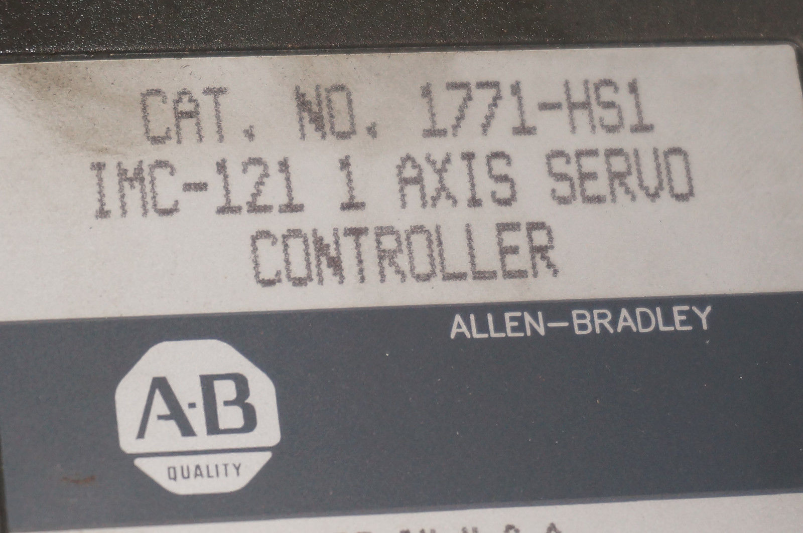 ALLEN BRADLEY 1771-HS1 SERVO CONTROLLER IMC-121 1771HS1 - Image 3