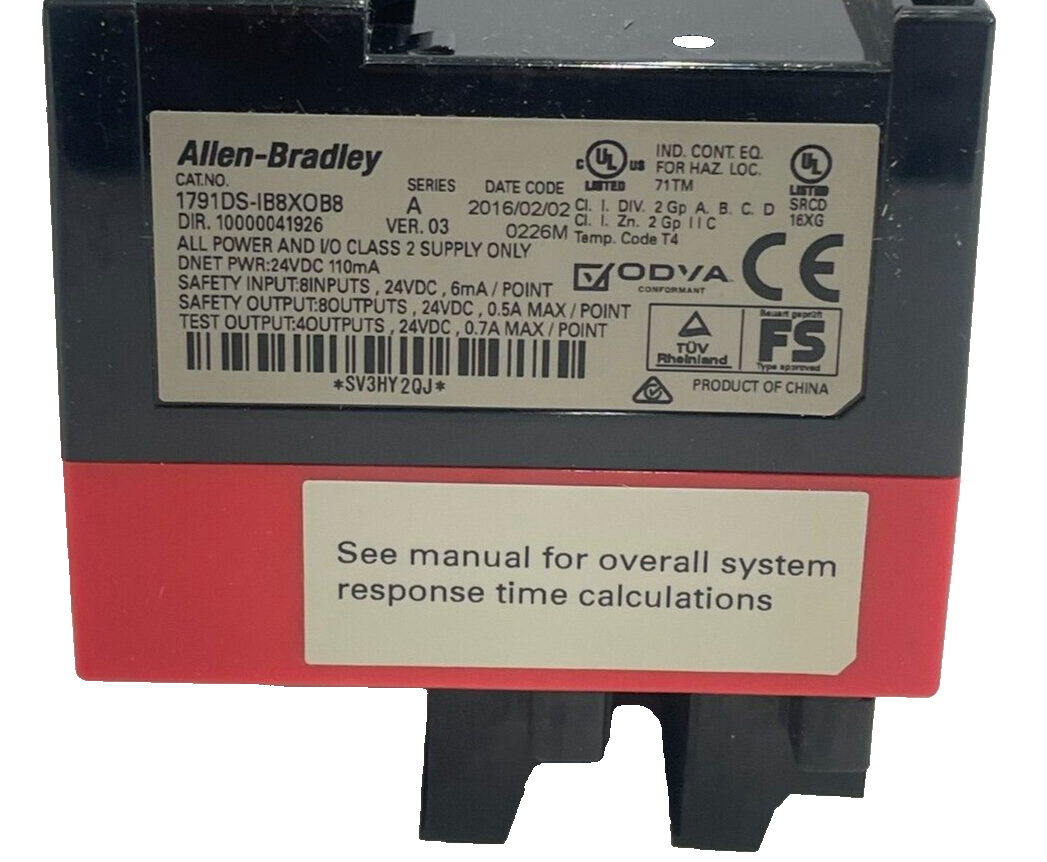 ALLEN BRADLEY 1791DS-IB8XOB8 I/O MODULE 24VDC SER. A 1791DSIB8XOB8 NEW, SURPLUS - Image 5