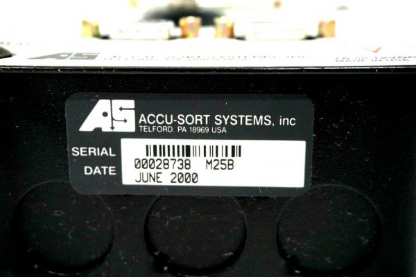 NEW ACCU-SORT SYSTEMS M25B SMALL SCANNER INTERFACE - Image 4
