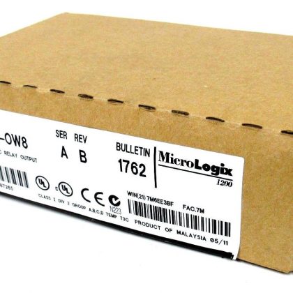 NEW ALLEN BRADLEY 1762-OW8 OUTPUT MODULE SER A REV B 1762OW8 1762-0W8