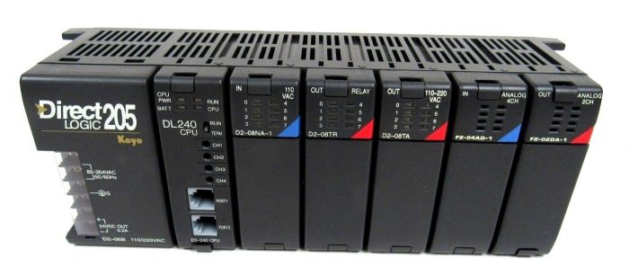 NEW AUTOMATION DIRECT D2-240 CPU WITH D2-06B BASE AND MODULES D2240 DL240 - Image 3