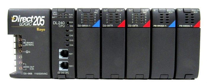 NEW AUTOMATION DIRECT D2-240 CPU WITH D2-06B BASE AND MODULES D2240 DL240 - Image 4