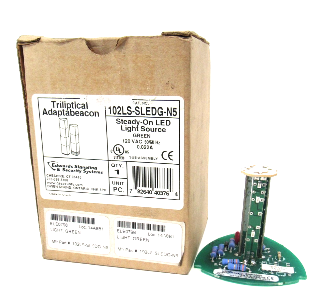 Voyant D'avertissement Edwards Signaling 125BRZB120AB LED Bleu - Neuf Emballé