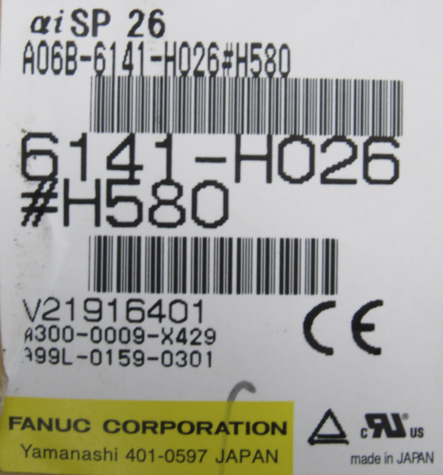 NEW FANUC A06B-6141-H026#H580 SERVO DRIVE A06B6141H026H580 - Image 3