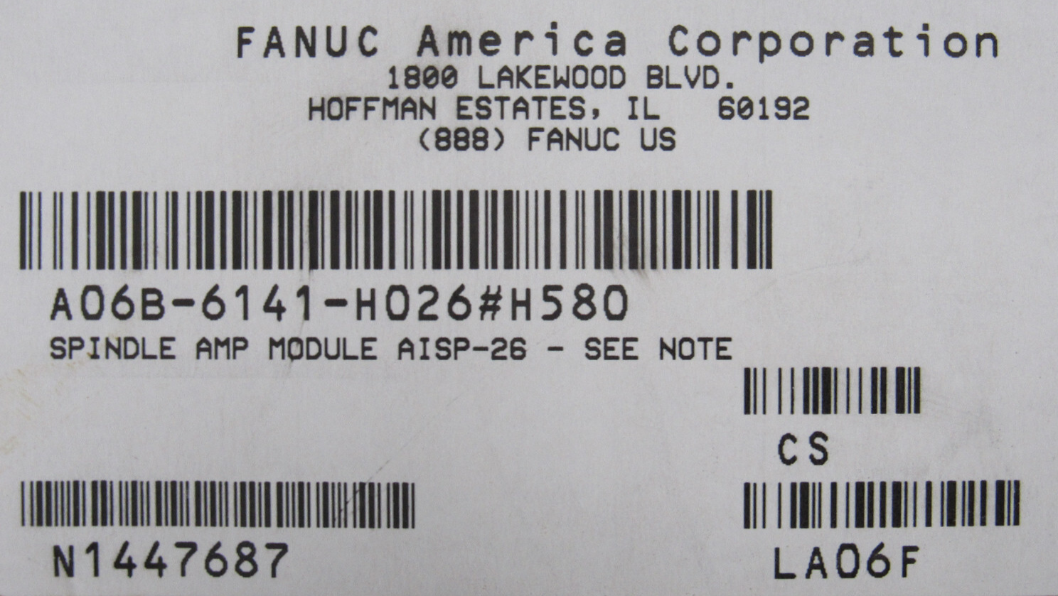 NEW FANUC A06B-6141-H026#H580 SERVO DRIVE A06B6141H026H580 - Image 4