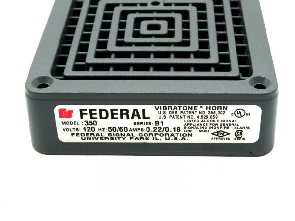 NEW FEDERAL SIGNAL CORP 350-120-30 HORN MECHANISM 120 VAC 35012030 - Image 3