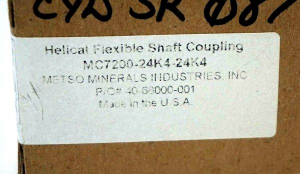 NEW HELICAL MC7200-24K4-24K4 FLEXIBLE SHAFT COUPLING MC720024K424K4 - Image 3