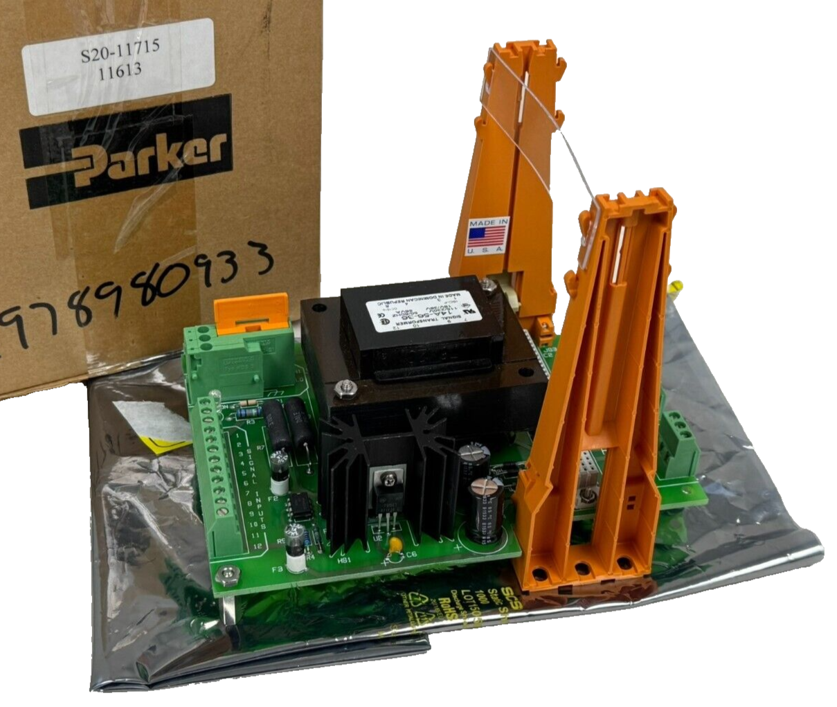 NEW PARKER DENISON S20-11715 JUPITER POWER SUPPLY W/ EUROCARD HOLDER