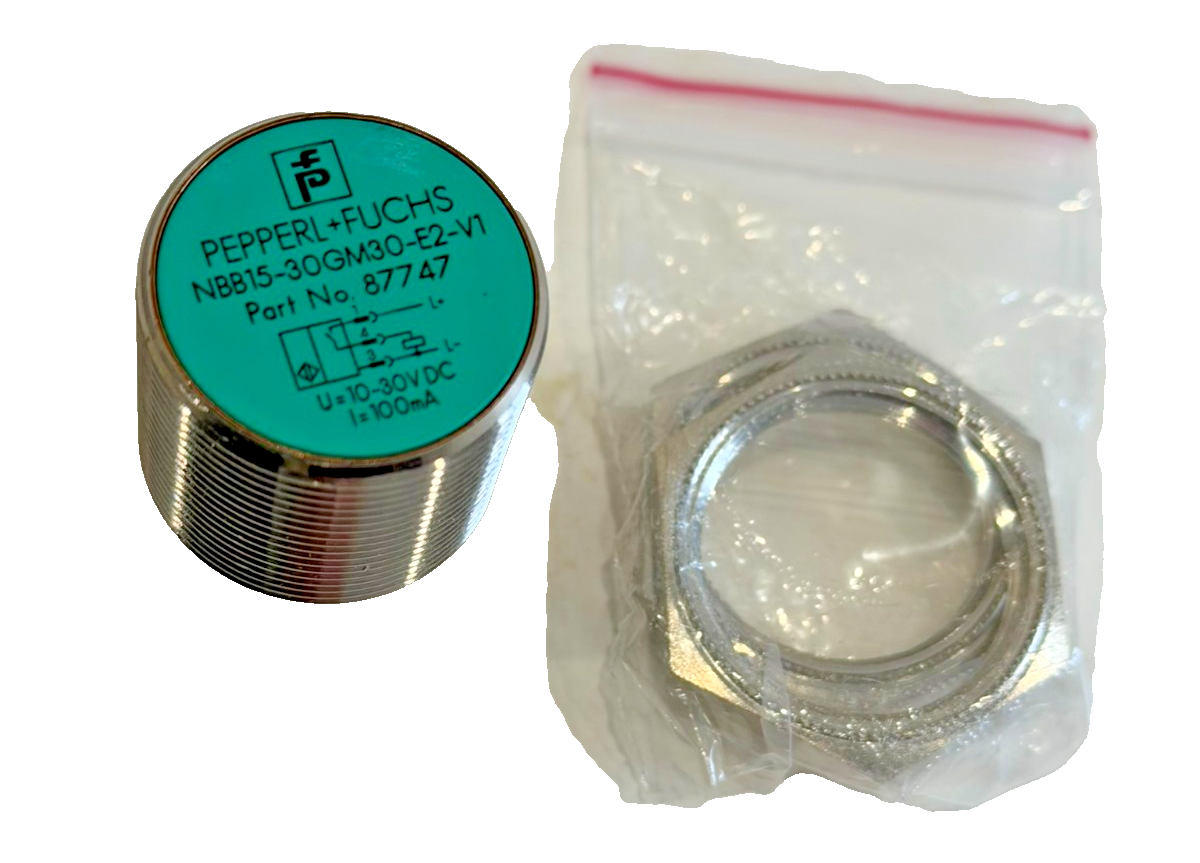 NEW PEPPERL & FUCHS NBB15-30GM30-E2-V1 INDUCTIVE SENSOR - SB Industrial ...